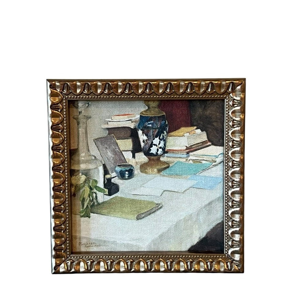 Small Scale Henri Matisse Still Life Books Vases Framed